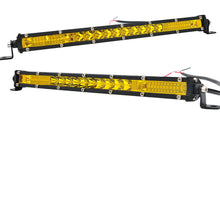 M0537 : LED Bar Single Row 21.5 inch 90W Yellow Light Combo 9000lm , IP65 Water Proof Input Voltage 10-30VDC CE, ROHS